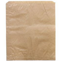 Paper Bag No 3 Flat Strung Wrap Brown 240X200mm