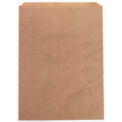 Paper Bag No 6 Flat Strung Wrap Brown 336X240mm