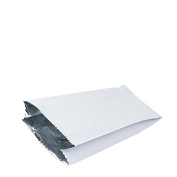 Paper Bag Foil Lined Plain White Large 300X180X45mm