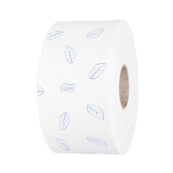 Toilet Tissue Tork Soft Premium T2 2Ply Mini Jumbo Roll Embossed 10 cm x170m White