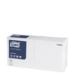 Napkins Tork Lunch Quarter Fold 1 Ply 310x315mm 250Sheets White