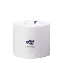 Toilet Tissues Tork T4 Conventional 1Ply Roll Individually Wrapped 850 Sheets White