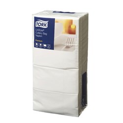 Napkins Premium Cutlery Pockets White 