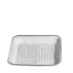 T4WL 125 X 125mm White Lam Foam Tray