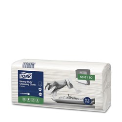 Cleaning Cloth Tork Heavy Duty Chef Towel Coth 1 Ply Folded W4 615x335mm 280Sheets White