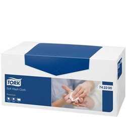 Cloth Premium Tork Soft Wash For Patients 1Ply 300x320mm