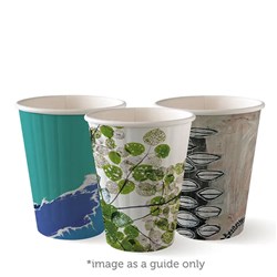 Cup Biopak Biocup 8 oz Art Series- Double Wall
