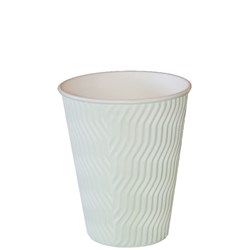 Paper Coffee Cup Cool Double Wall White 8 oz