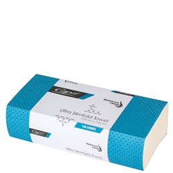 Paper Hand Towel Interleaved White Ultra Slim Fold