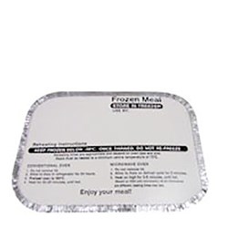 Lid Dualpak Printed Frozen White 203x153mm