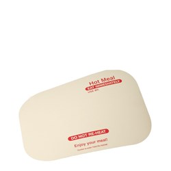 Lid Dualpak Printed Hot