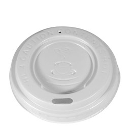 Lid To Suit 4 oz Cup White 65mm