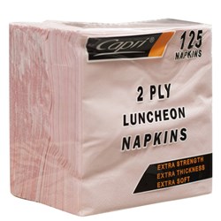 Napkins 2 Ply Gt Fold Pink Luncheon