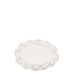 Doyley Paper Lace Oval White No 1