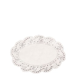 Doyley Paper Lace Oval White No 2