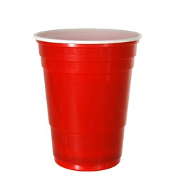 Plastic Cup Party - Beer Pong Red 16/18oz
