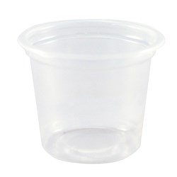 Container Round Portion Control 1 oz