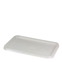 Lid To Suit Rectangular Container Opaque 175x120mm