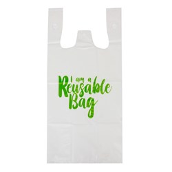 Carry Bag Reusable Singlet Small 415X200X130Mm
