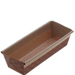 Mould Barcake Novacart Parchment Brown Oblong 1250ml