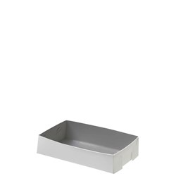Cake Tray White Medium 230MM X 150MM X 45MMm