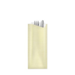 Cut Pochetta Champagne 3 Ply White Napkin 