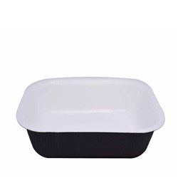 Tray Deep Oblong Black 900ml