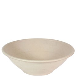 Natural Fibre Bowl Round White 32 oz