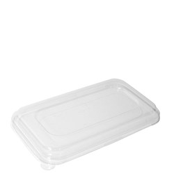 Lid PET To Suit Natural Fibre 750/1000ml Containers Clear 
