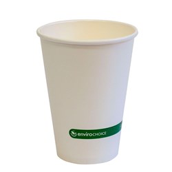 Green Schooner Paper Cup Compostable and Recyclable Aqueous lined Singlewall Paper Cup 425 ml