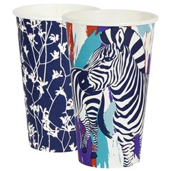 Takeaway Coffee Cup Biodegradable & Compostable Single Wall Gallery Series Multi Colour 16 oz