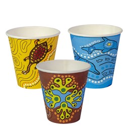 Paper Coffee Cup Core Aqueous Lined Single Wall Keip Series Plastic Free Packing 12 Oz