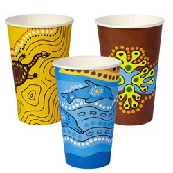 Paper Coffee Cup Core Aqueous Lined Single Wall Keip Series Plastic Free Packing 16 Oz