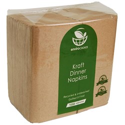 Napkins Quilted Gt Fold Kraft Dinner