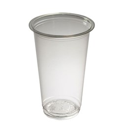 Plastic Cup Recycled PET Clear 16 oz/ 455ml