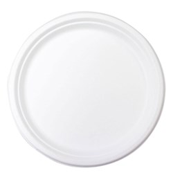 Plate Round Natural Fibre Natural 10 inch 225mm