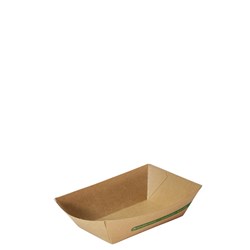 Food Tray PLAnet PLA Lined Kraft No 3