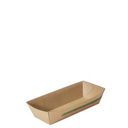 Hot Dog Box PLAnet PLA Lined Brown Kraft 