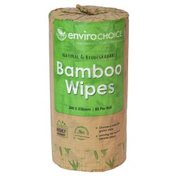 Wipes Bamboo Roll Green 300x530mm 