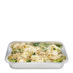 Foil Container Oblong Tray Smooth Wall 2Litres 