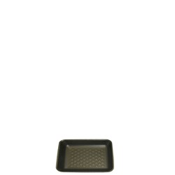 Food Tray Open Cell Black 8x5 Inchx30mm
