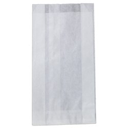 Paper Bag Satchel White No 1 185X100X40mm