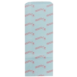 Paper Bag Printed Chicken Roll Pe Coated White 330X120mm