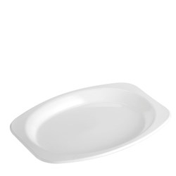 Plate Polypropylene White 300mmx210mm