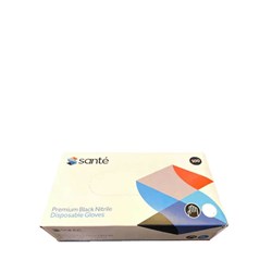 Glove Nitrile Black 5G Powder Free Medium