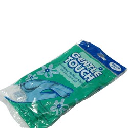 Gloves Silver Lined Blue Medium