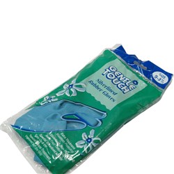 Gloves Silver Lined Clear Large