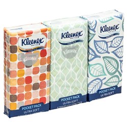 Facial Tissues Pocket White 4Ply 9S