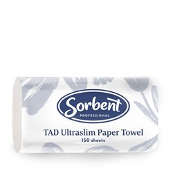 Paper Hand Towel Sorbent Professional Tad Ultra Slim 1Ply 