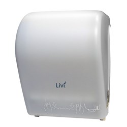 Hand Towel Dispenser Maxi Auto Cut White 